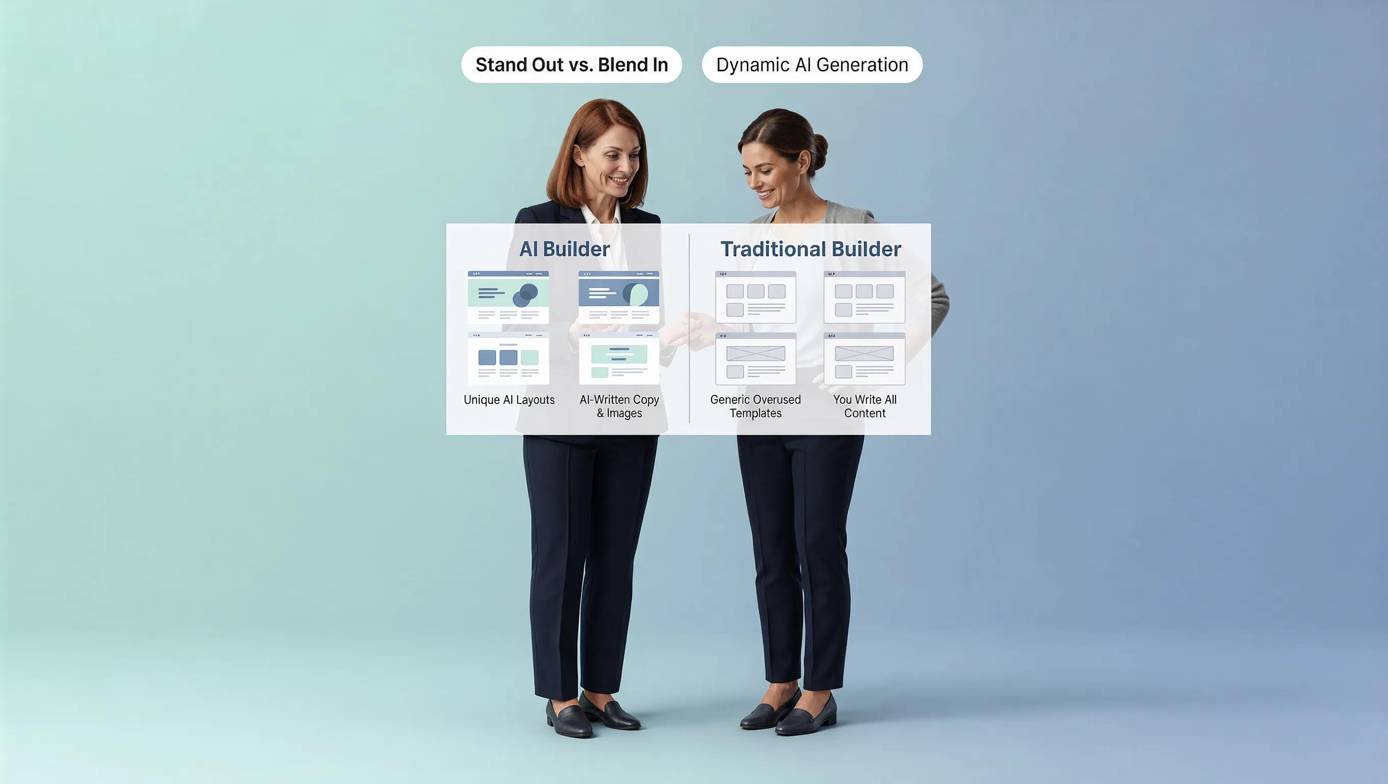 AI Website Builder vs Traditional Website Builder: Less Clicking, More Building?