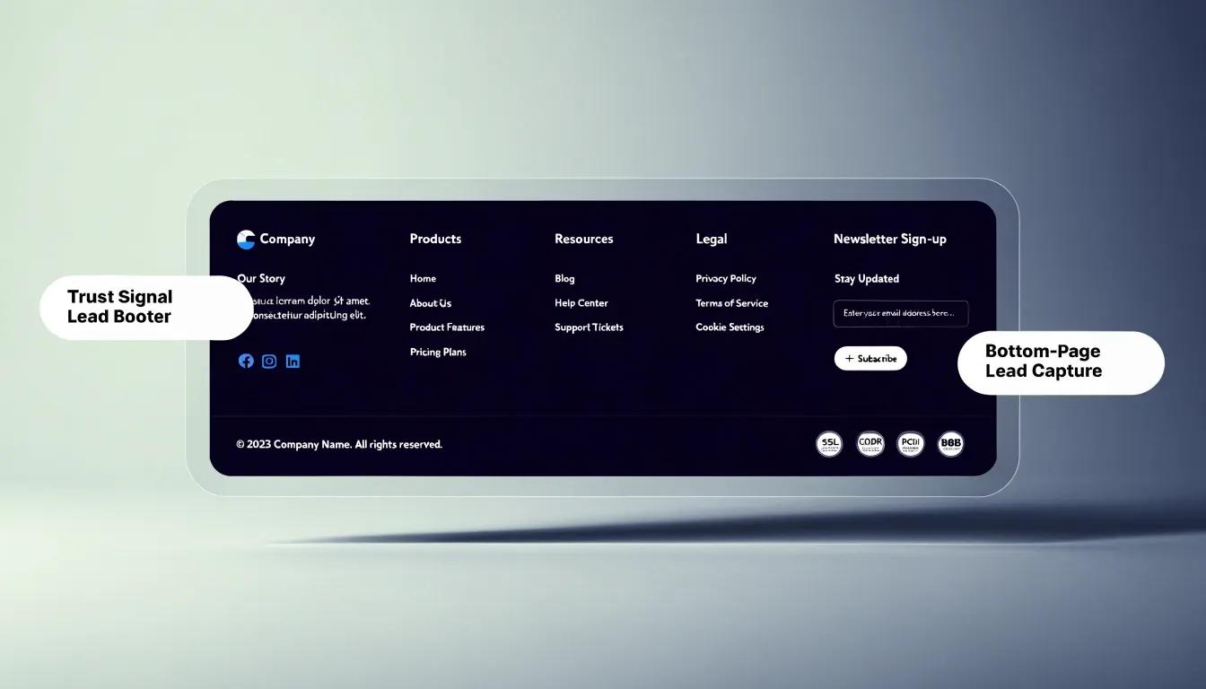 How to Design a Website Footer That Builds Trust