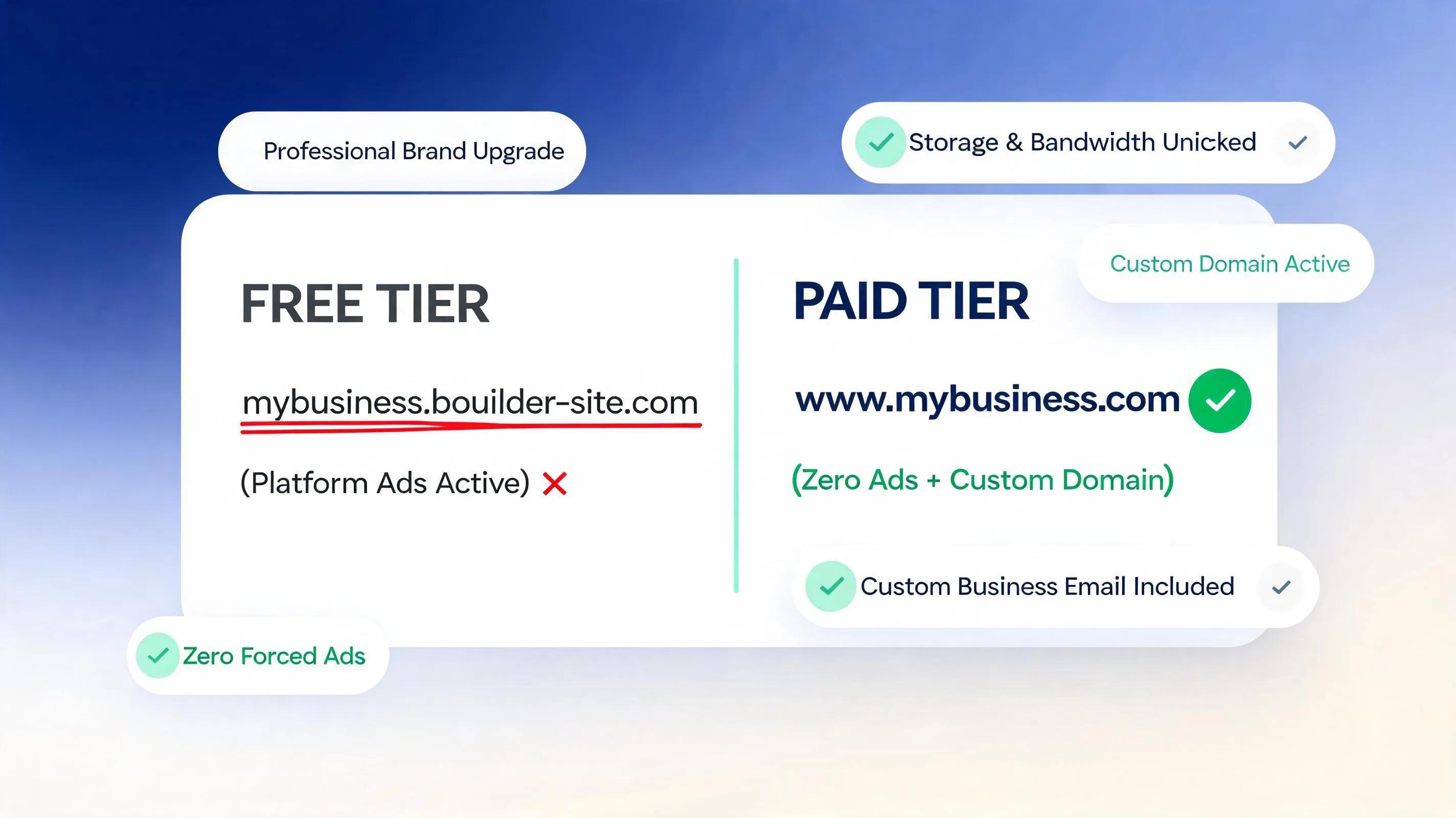Free vs Paid Website Builder: What Happens When You Grow?