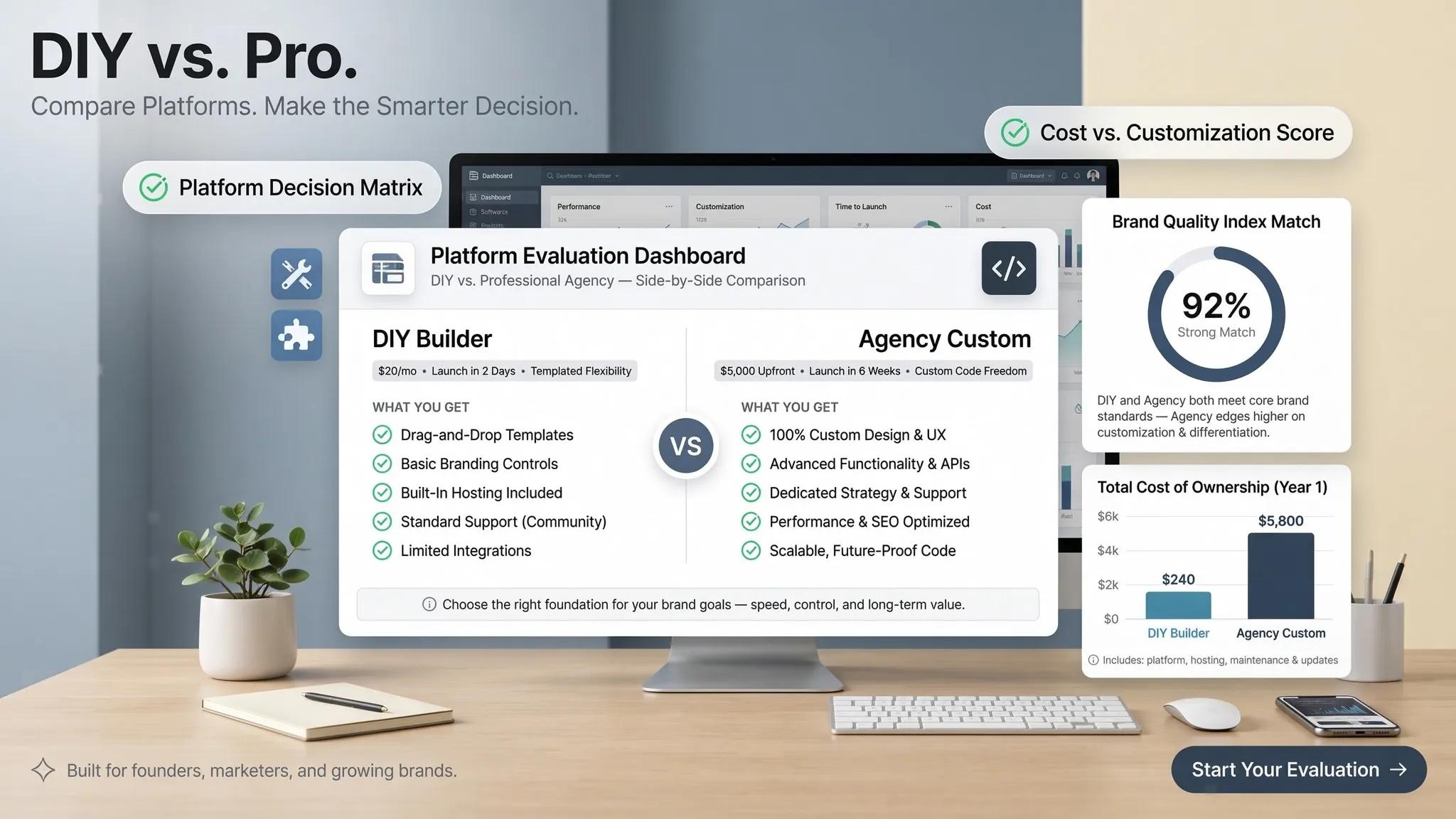 DIY Website vs Professional Website: What Do Customers See?